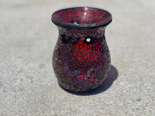 Red Reflections Tealight Burner